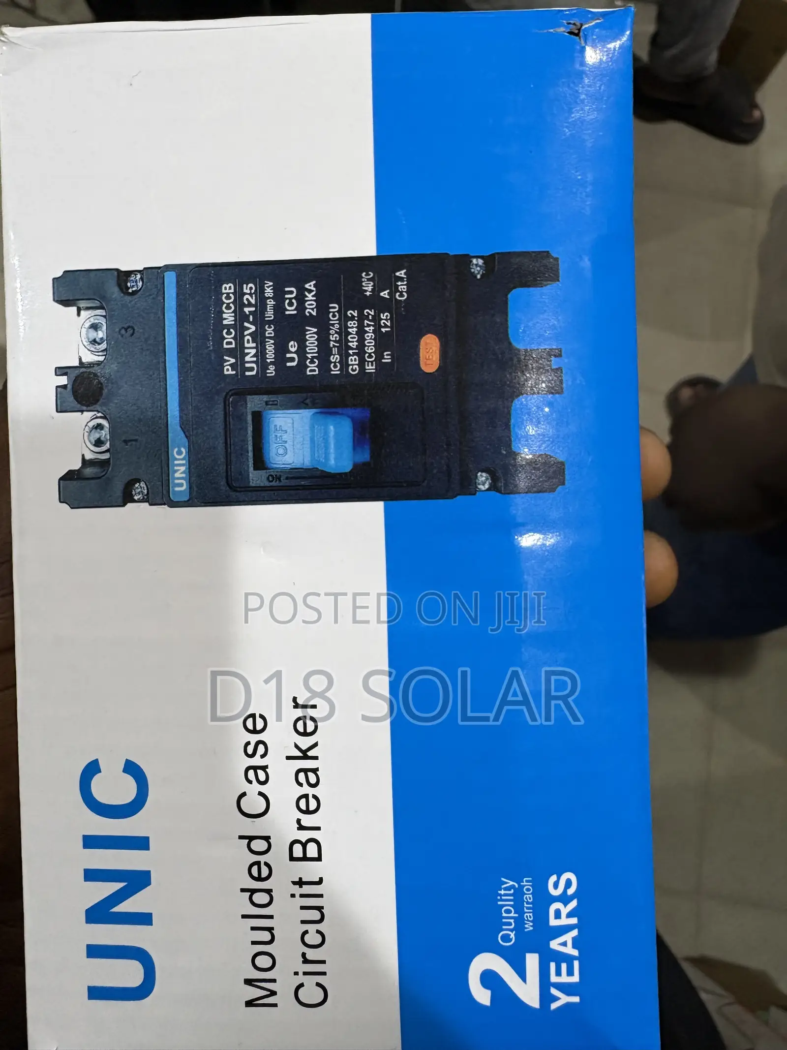 Unic Dc Breaker 125ah