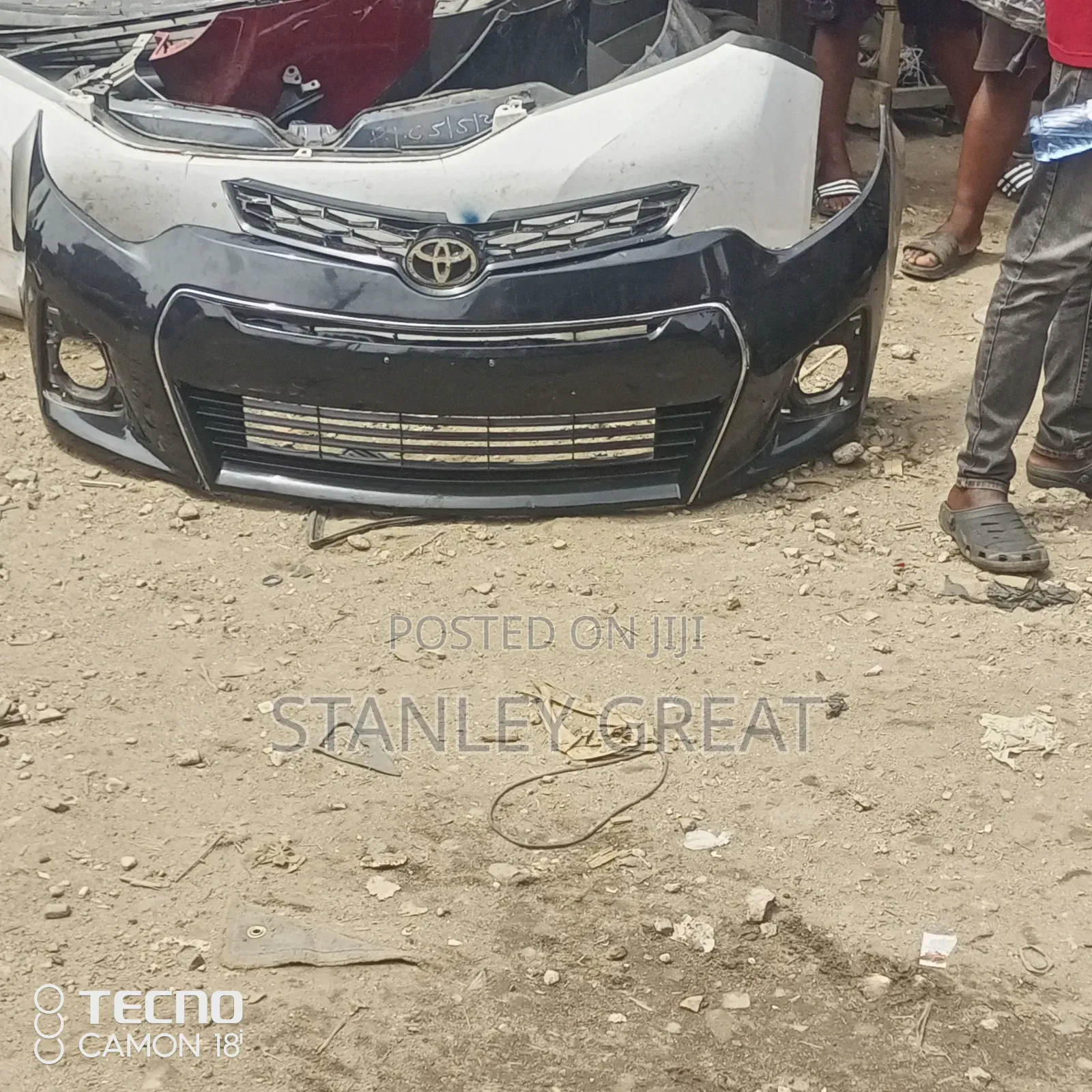 Front Bumper Corolla 2015