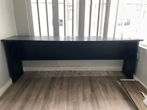 Long Wooden Reading Table