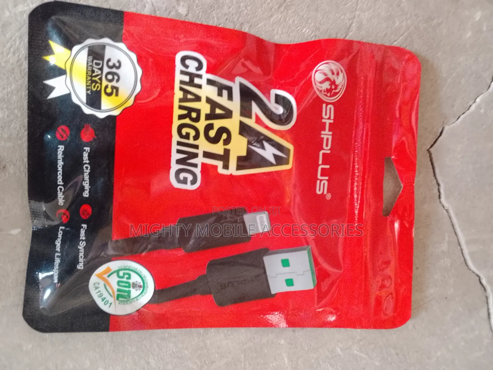Shplus 2a Fast Type C, iPhone and Android Cable