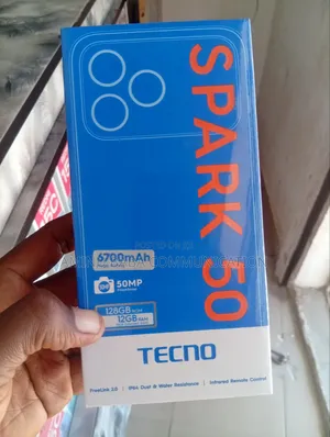 New Tecno Spark 50 128 GB Black