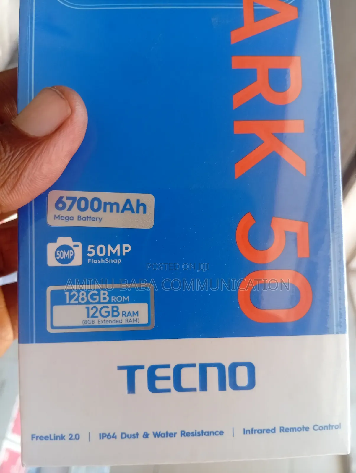 New Tecno Spark 50 128 GB Black