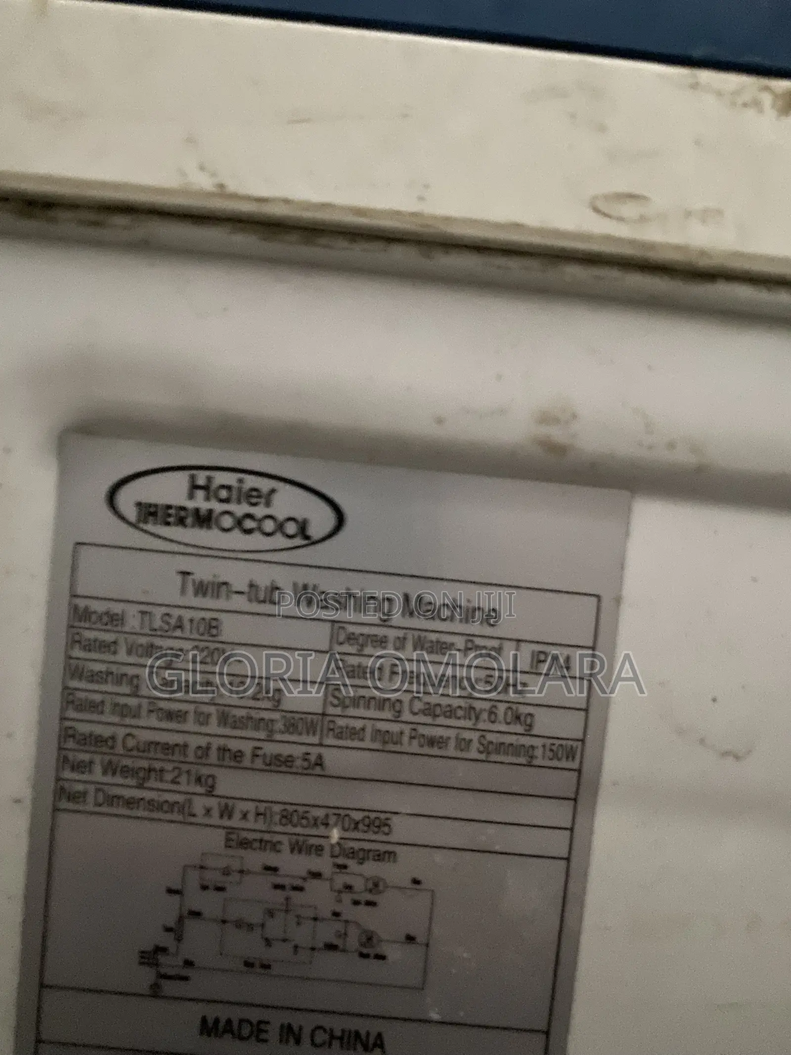 Haier Thermocool Washing Machine
