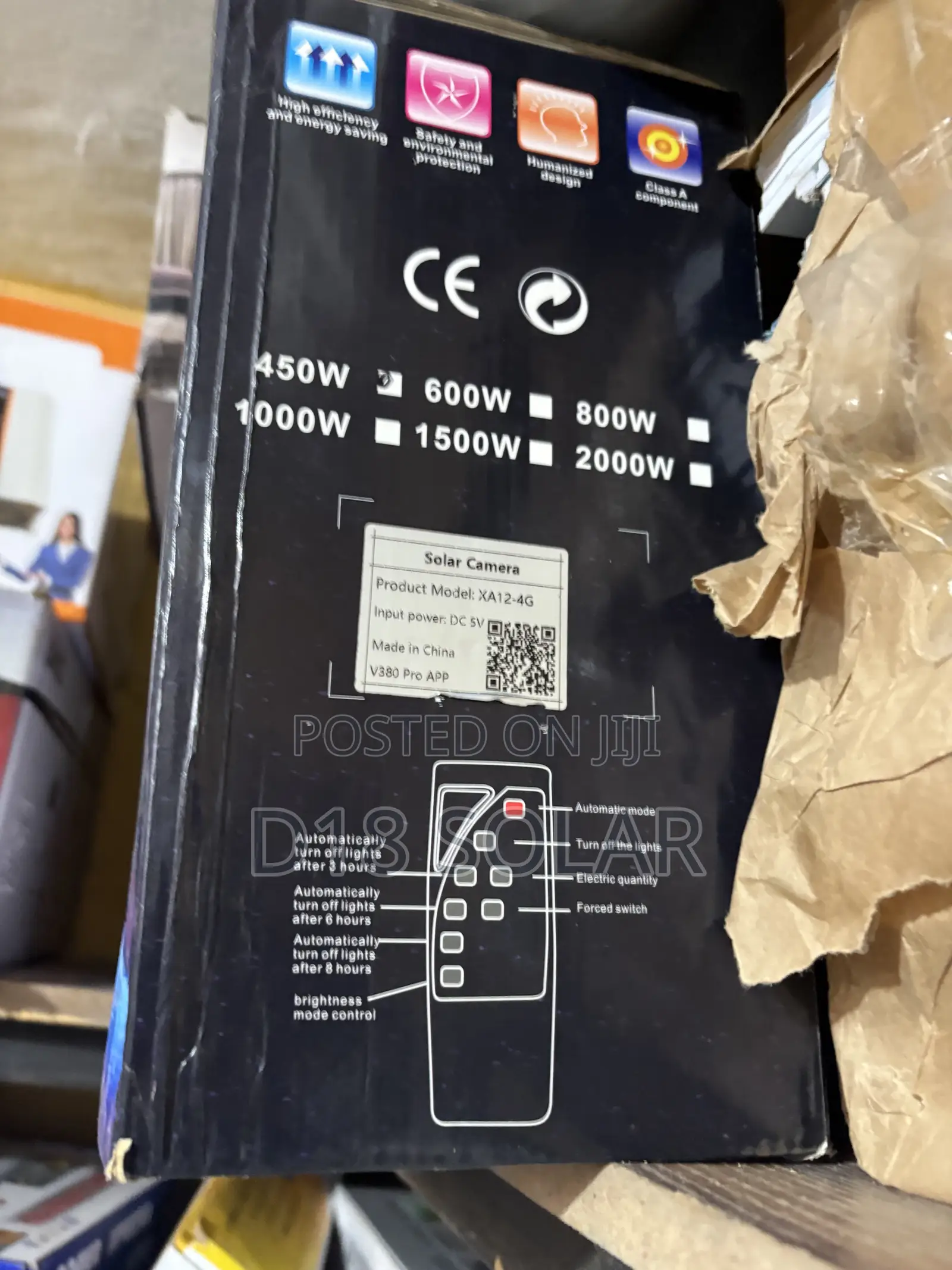 2in1 Solar Street Light With Camera 3 Lens
