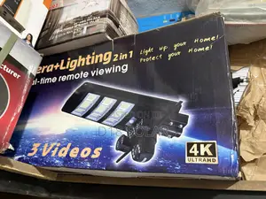 2in1 Solar Street Light With Camera 3 Lens