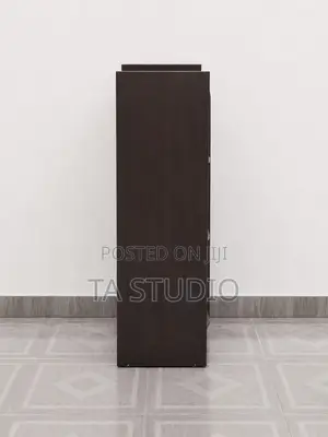 Modern Dark Espresso Wooden Shelf