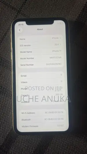 Apple iPhone 11 256 GB Yellow
