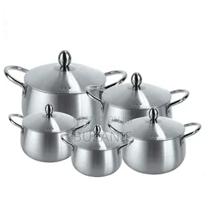 Aluminum Pot Set 5 Set of Pots (16cm to 24cm)