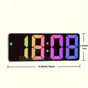 Modern LED Digital Table Clock With Adjustable Brightness