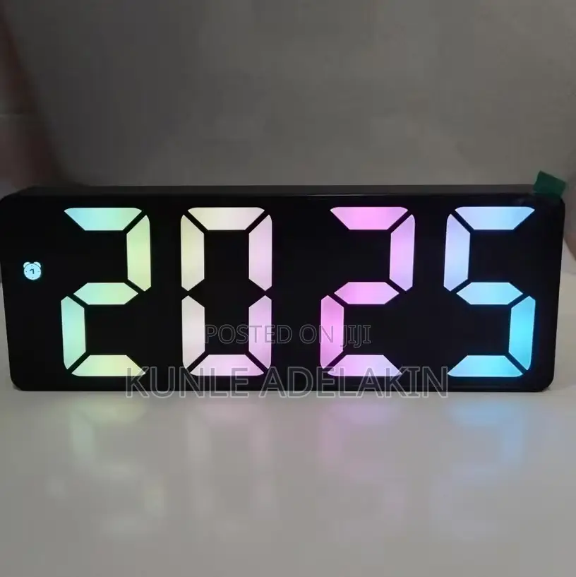 Modern LED Digital Table Clock With Adjustable Brightness