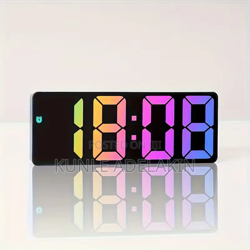 Modern LED Digital Table Clock With Adjustable Brightness