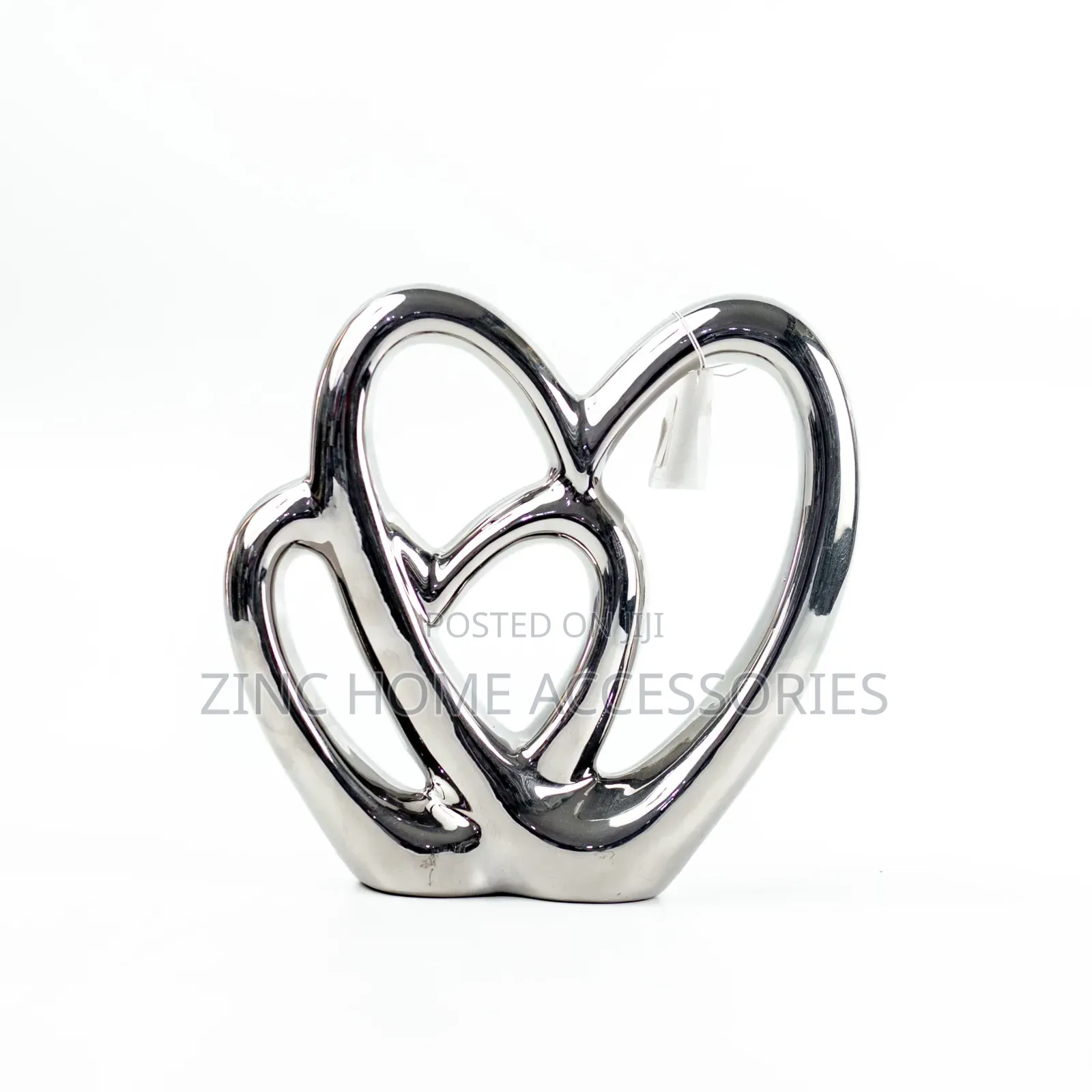 Silver Double Ornament - Small
