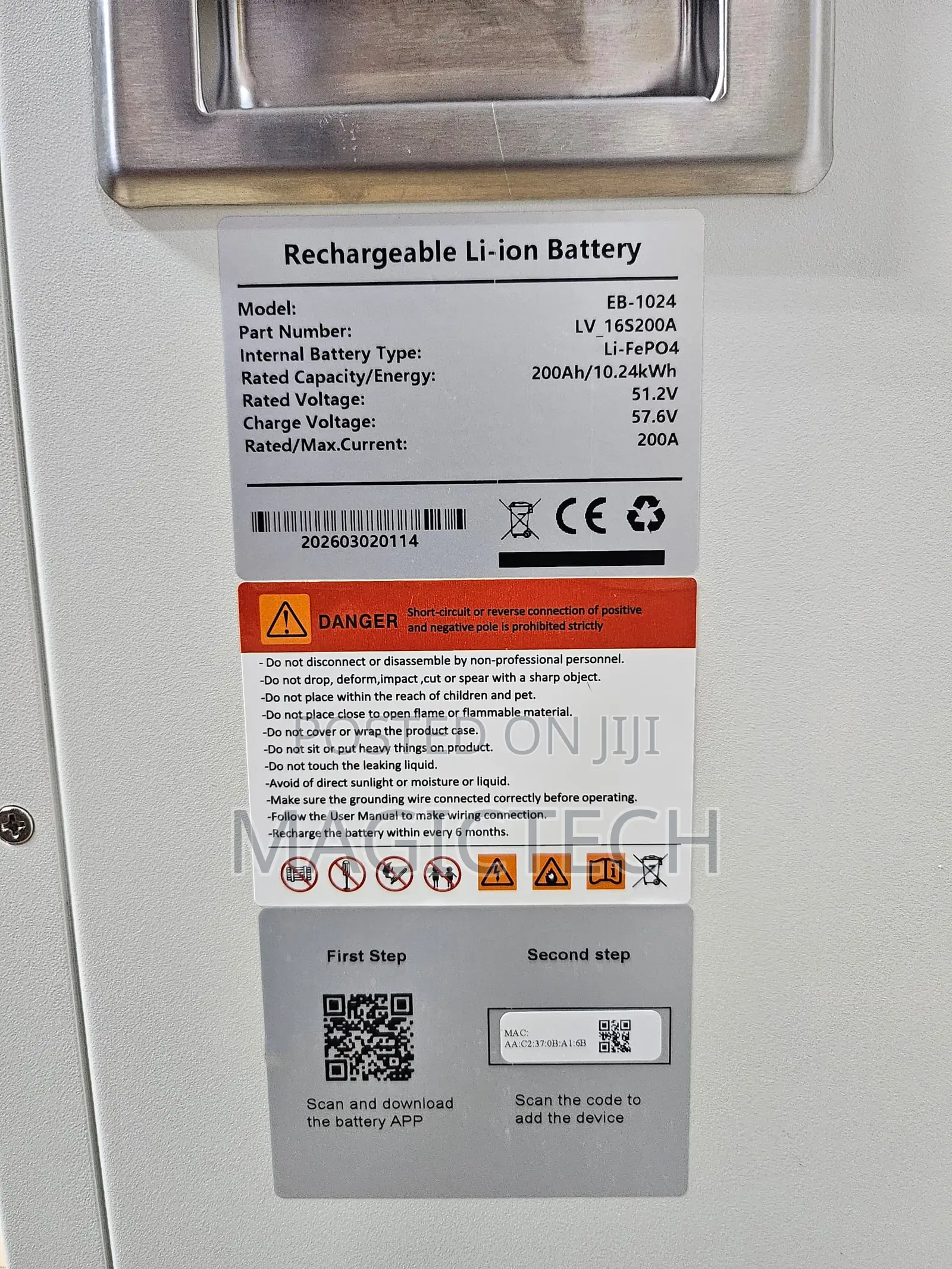 Luxsun 10kwh/48v Lithium Battery
