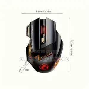 USB Rechargeable Mouse 7 Buttons 2.4G Silent Mouse