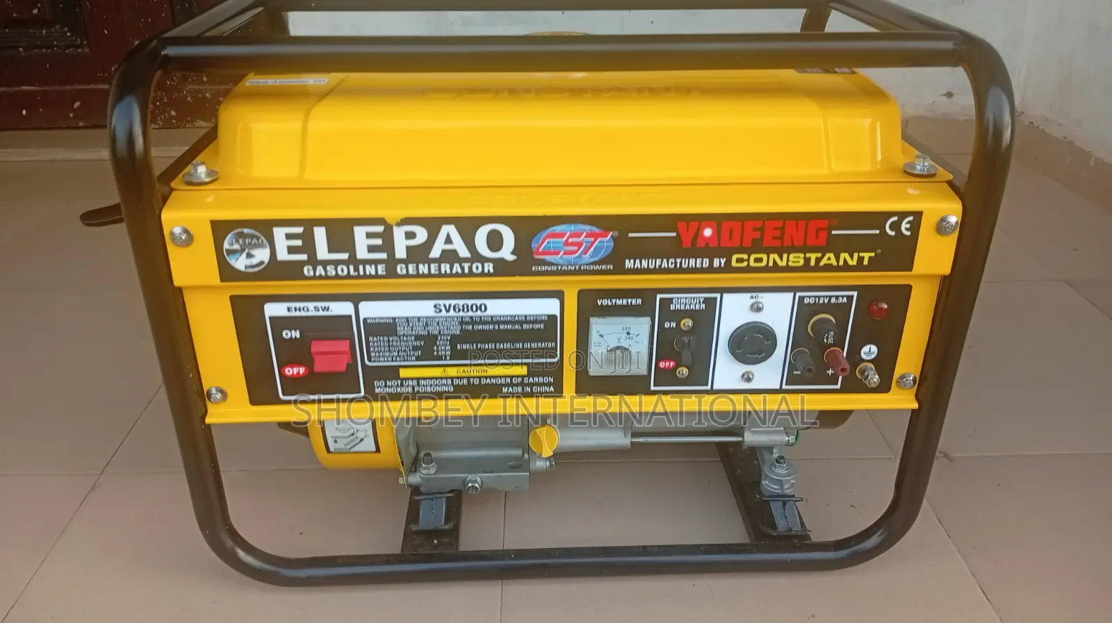 Elepaq Constant 4.5kva Generator Full Copper