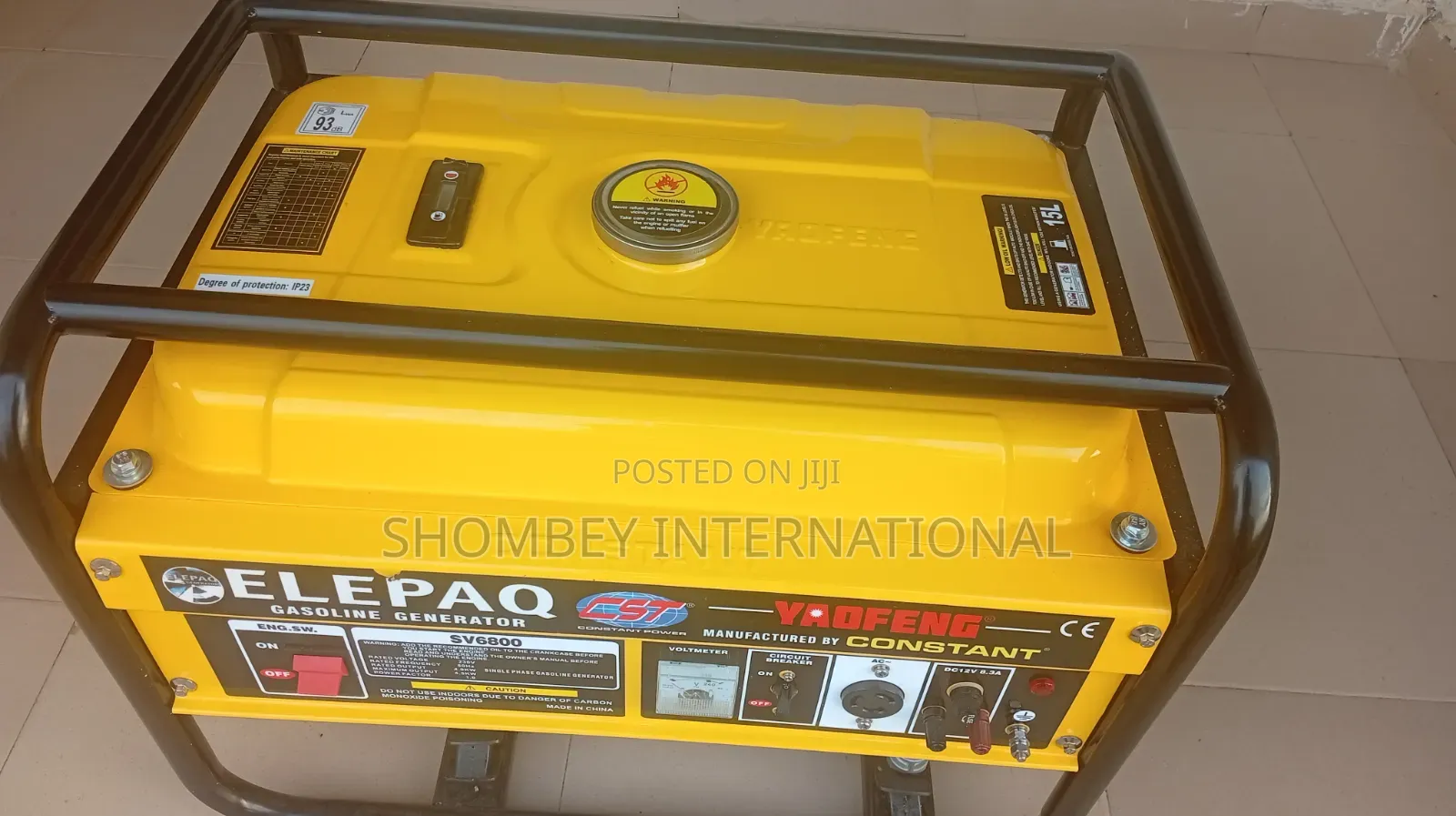 Elepaq Constant 4.5kva Generator Full Copper