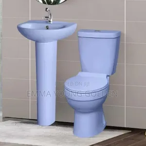 Blue Golden Diamond WC Pressure Flush Easy to Maintain