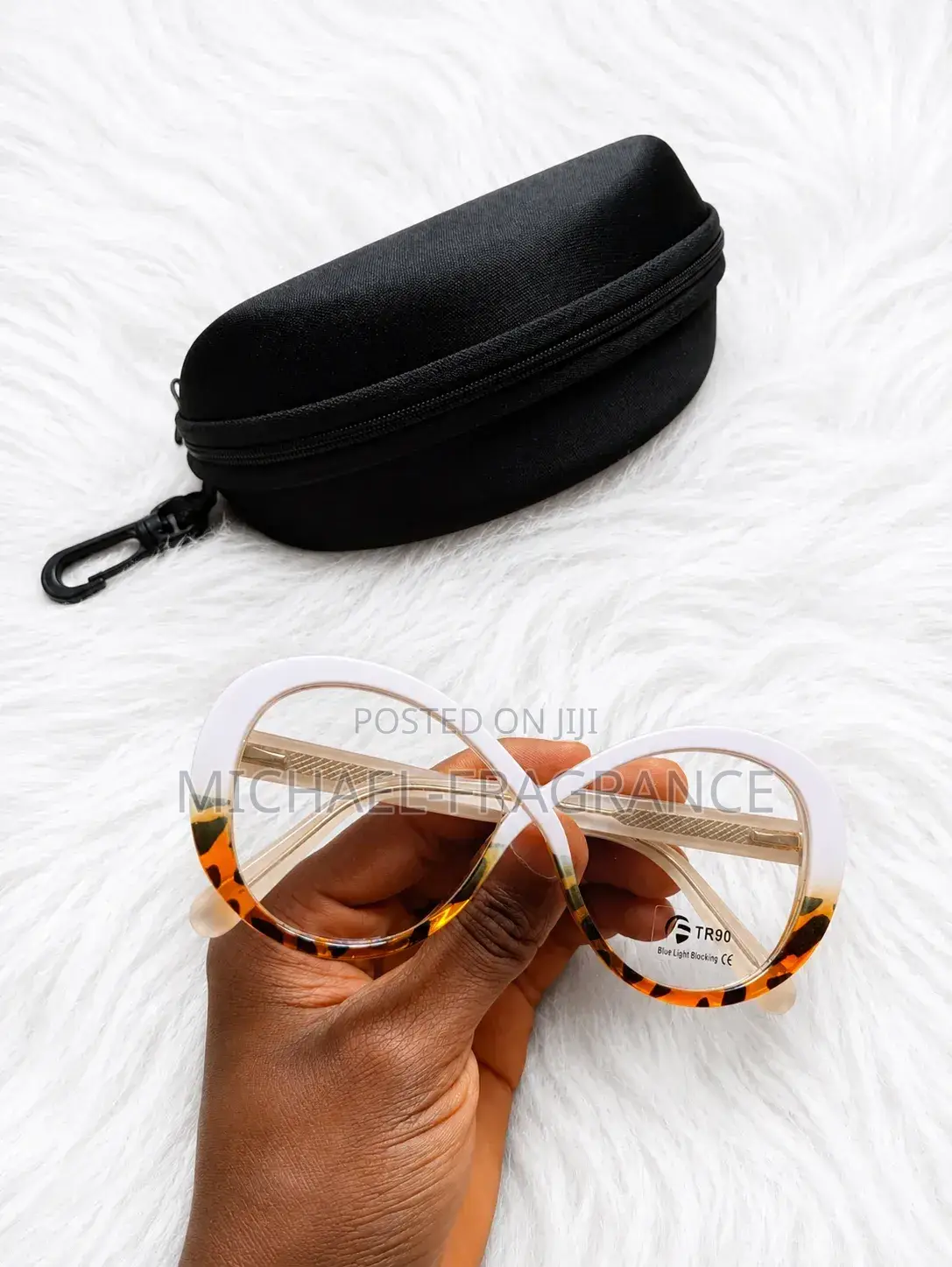 Stylish Designer TR90 Blue Light Blocking Glasses + Free Hard Case