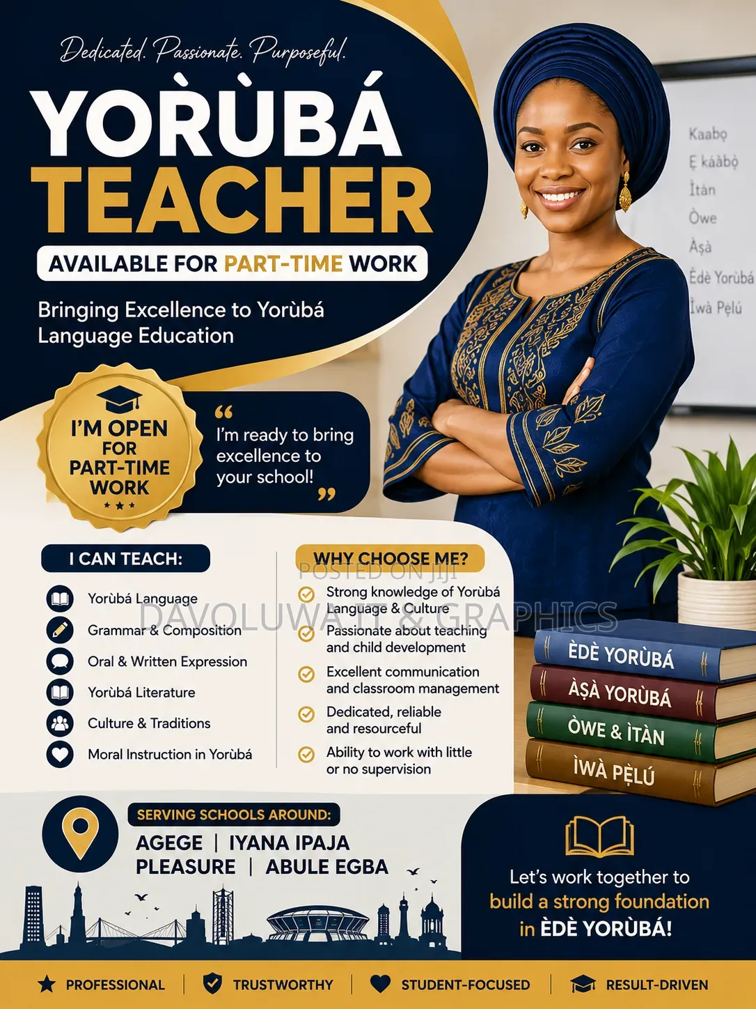 Yoruba Teacher Available