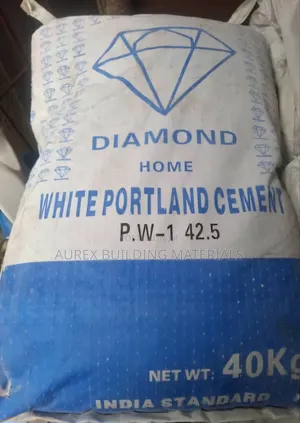 40kg Diamond Home White Portland Cement (PW-1 42.5)