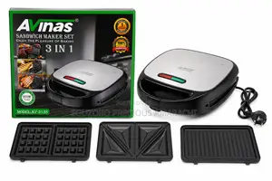3in1 Avinas Multifunctional Sandwich Maker-850w