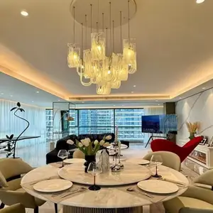Modern Luxury Cloud Glass Chandelier