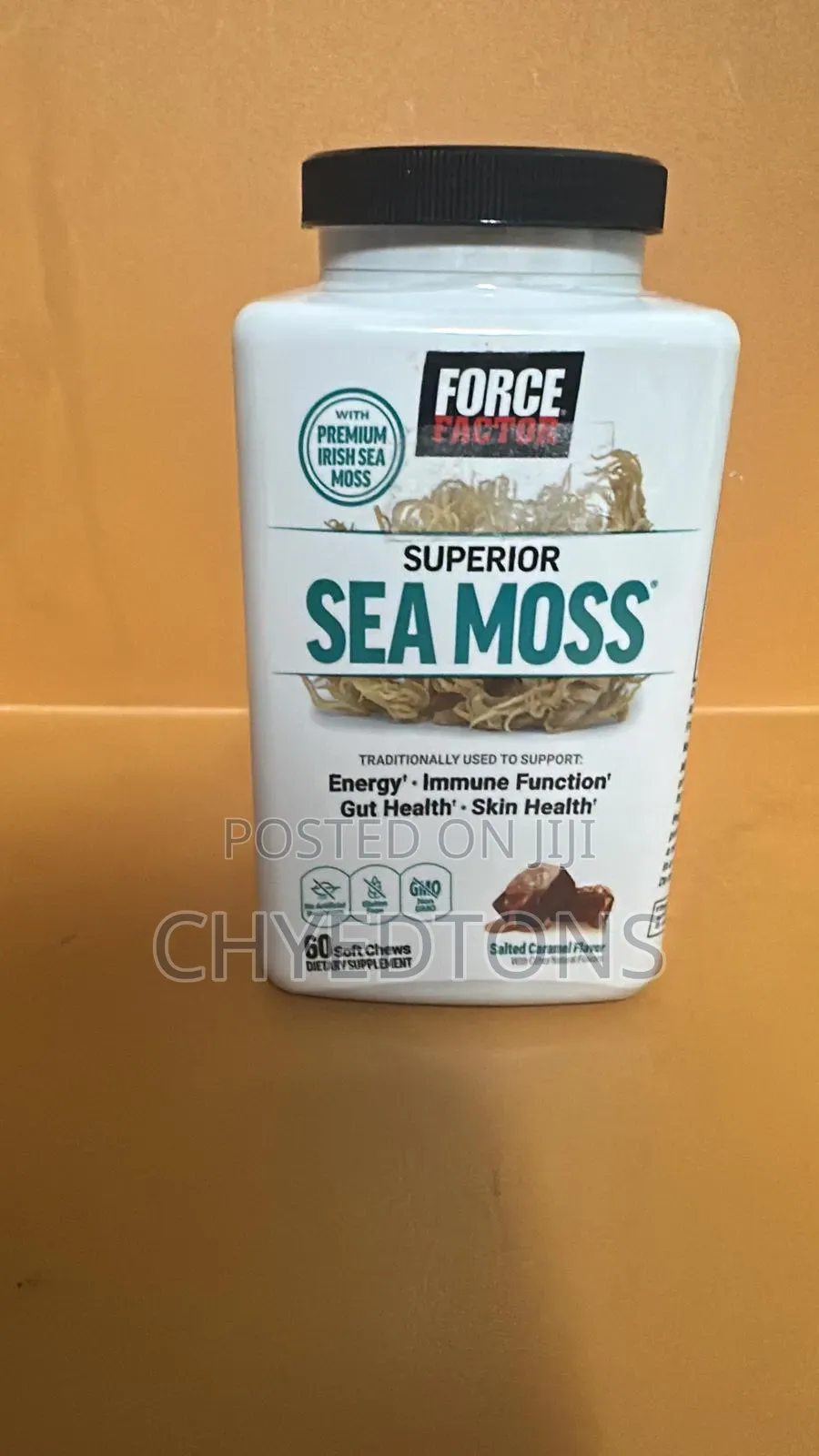 Force Factor Superior Sea Moss Soft Chews – Salted Caramel Flavor