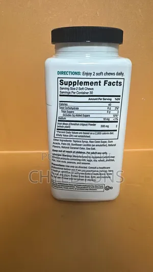 Force Factor Superior Sea Moss Soft Chews – Salted Caramel Flavor