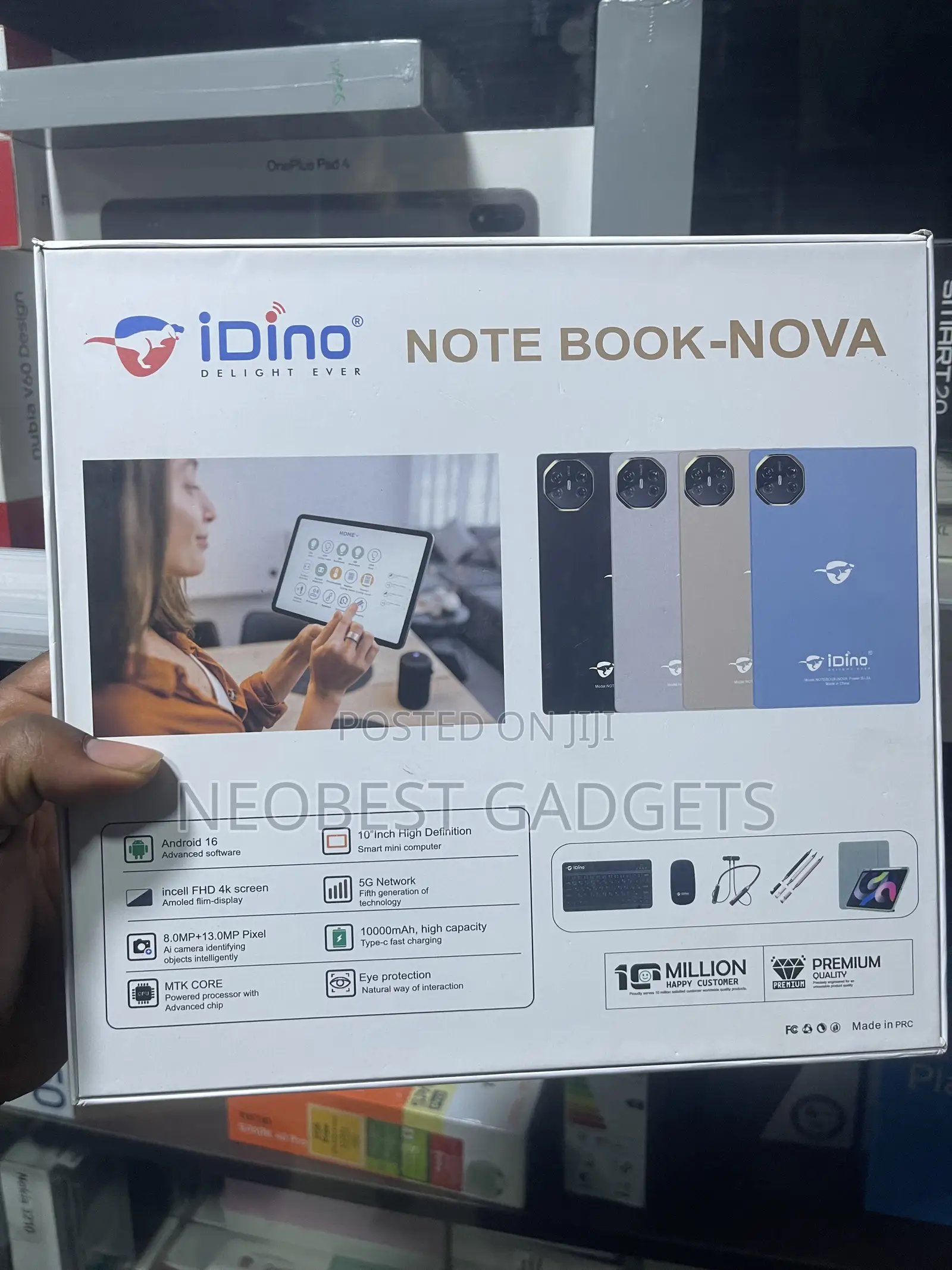 New Idino Note Book-Nova 512 GB Blue