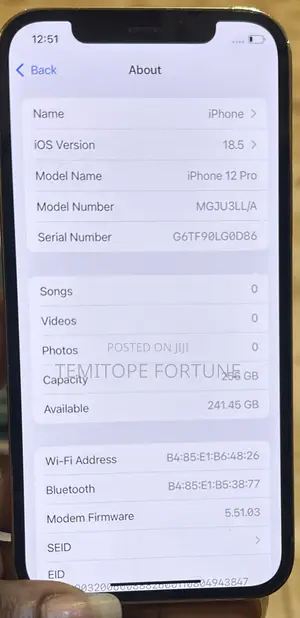 Apple iPhone 12 Pro 256 GB Gold