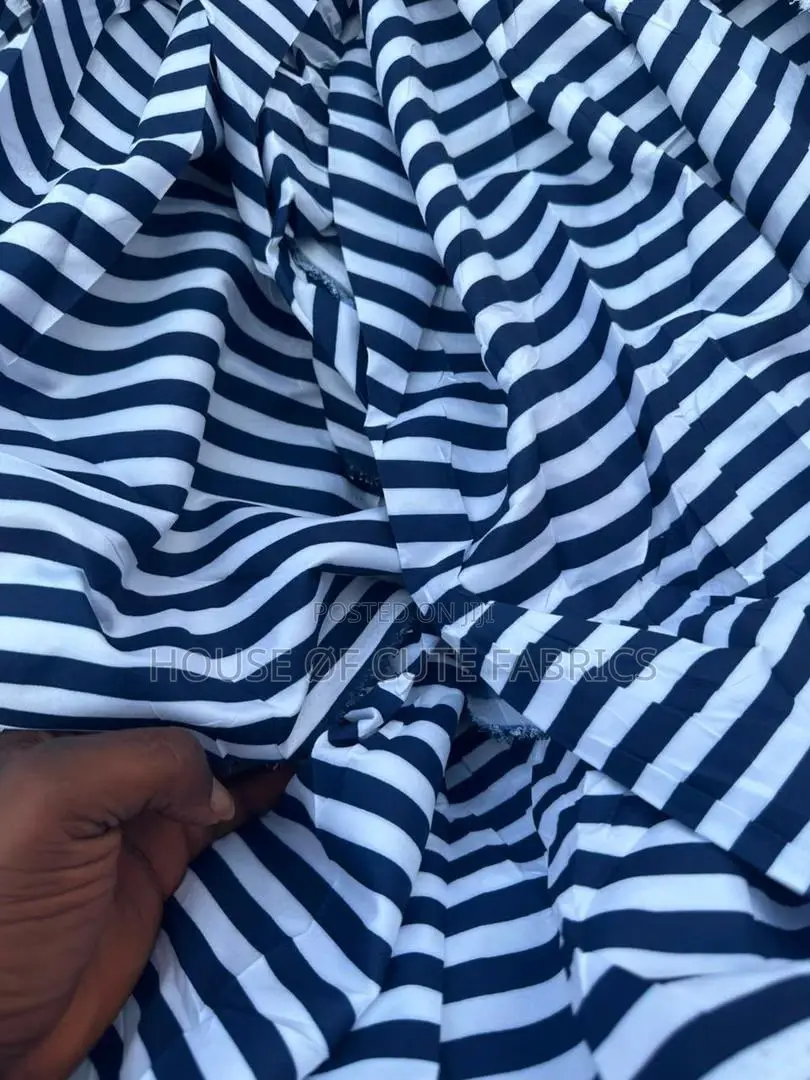 Office Cotton Strips Shirt Materials