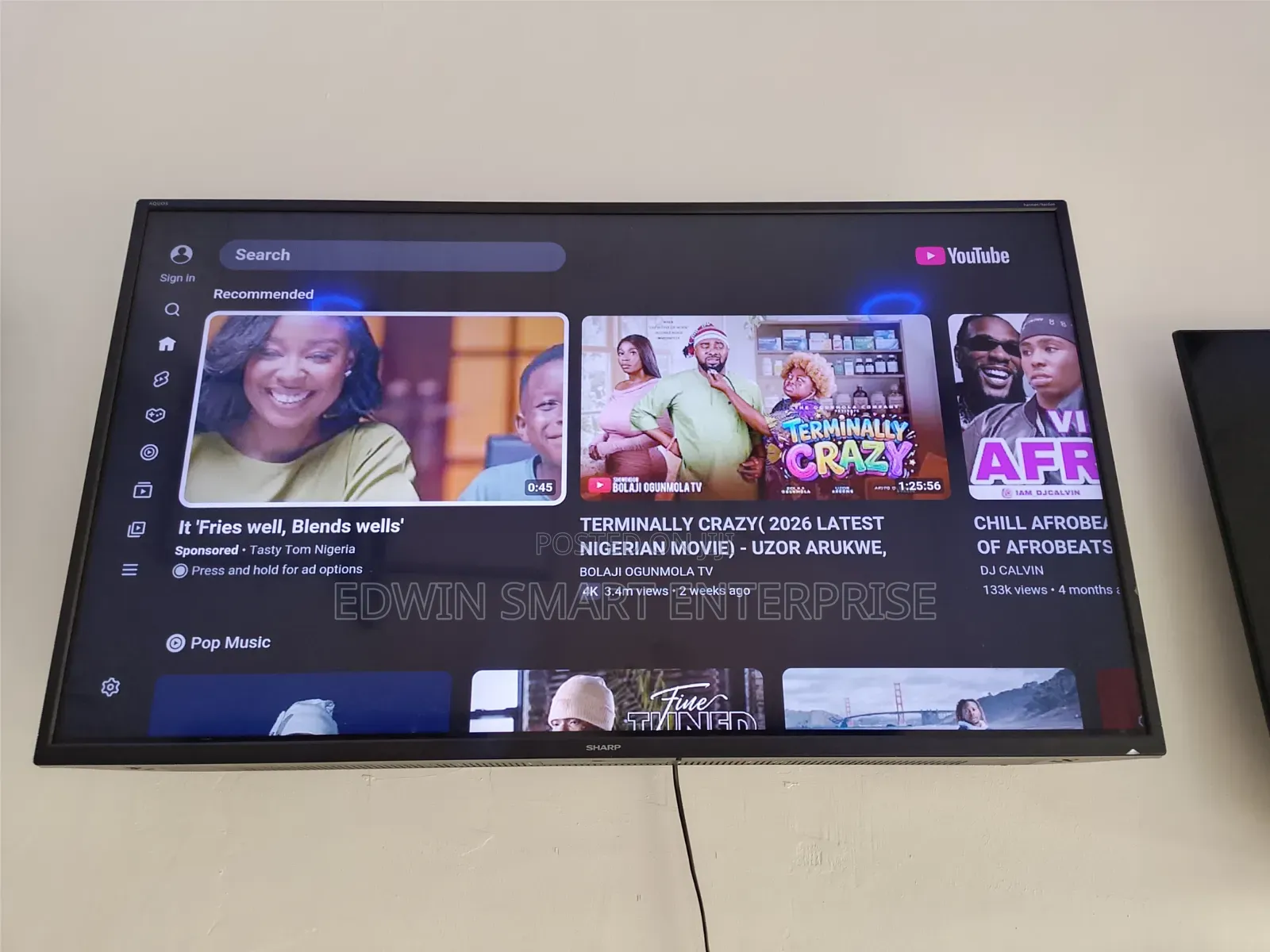 Sharp Smart Television 40 Inches