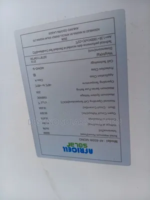 Africell 650watts Solar Panels 144 Cells
