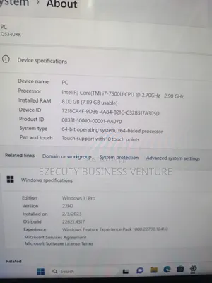 Laptop Asus Q534UX 8GB Intel Core i7 SSD 256GB