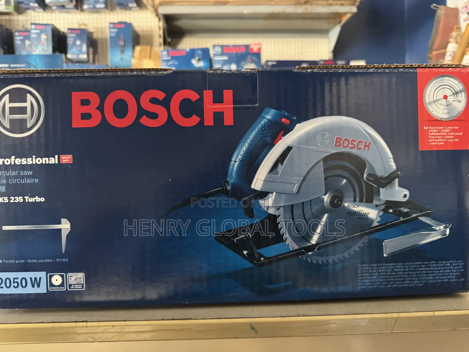 2050w 10” Original Bosch Circular Saw Machine
