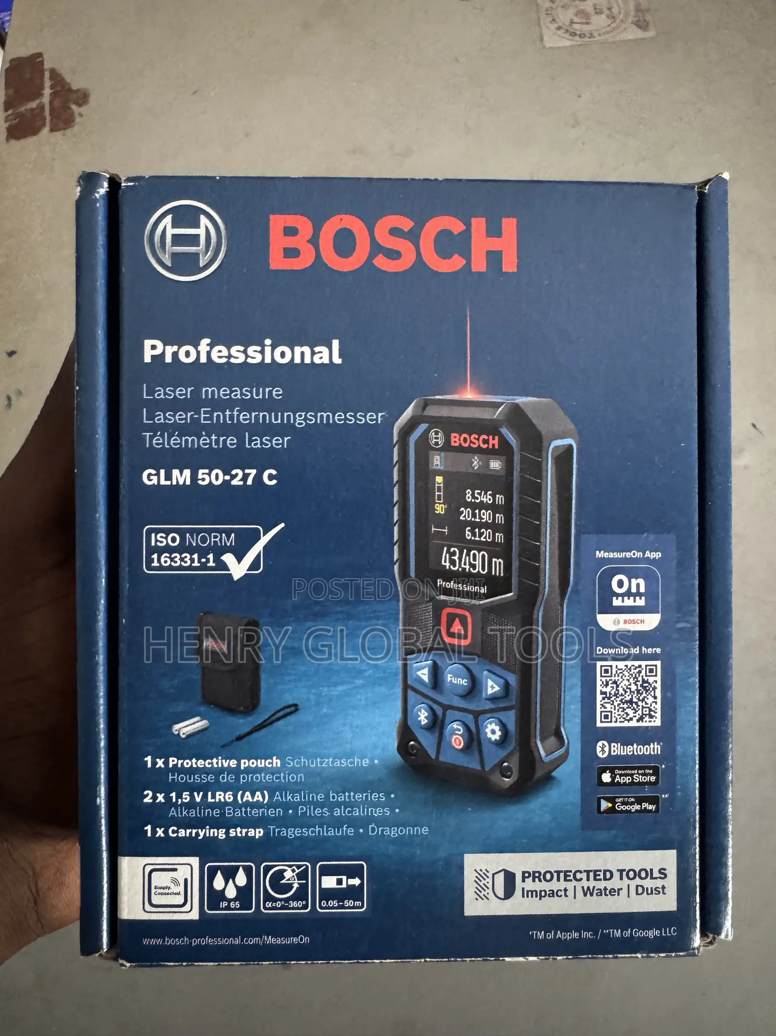 50meters Original Bosch Laser Tape Measuring Tools