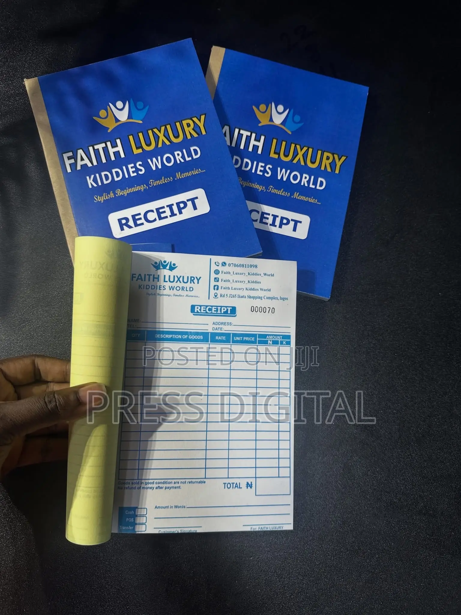 Quality Carbonize Invoice/Receipt Booklet