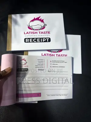 Quality Carbonize Invoice/Receipt Booklet