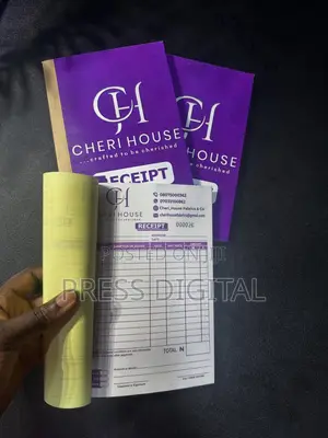 Quality Carbonize Invoice/Receipt Booklet