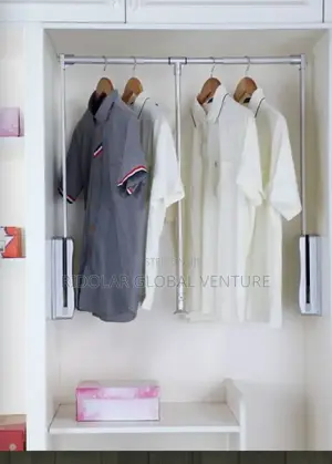 Built-in Pull Down Wardrobe Hanger Clothes Storage