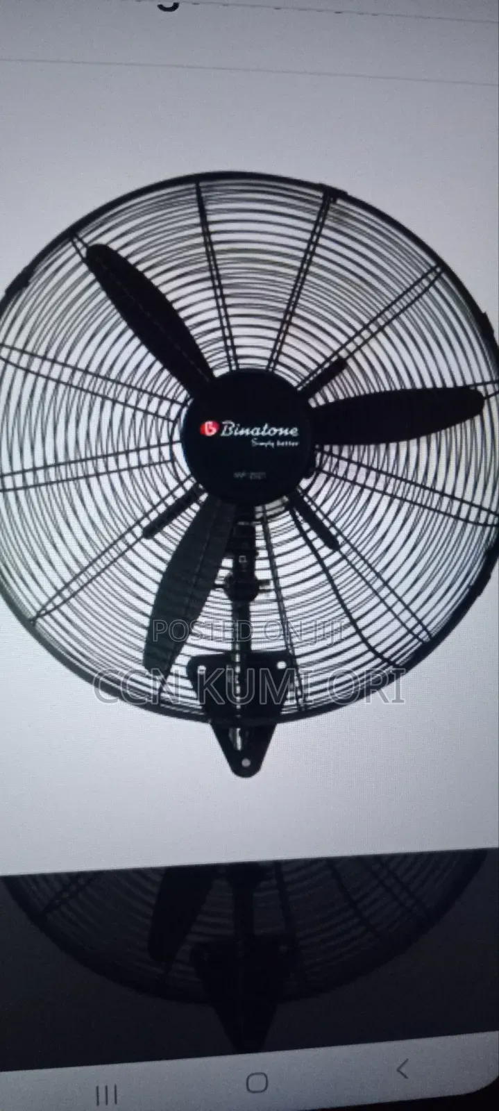 Binatone 20-Inch Industrial Wall Fan