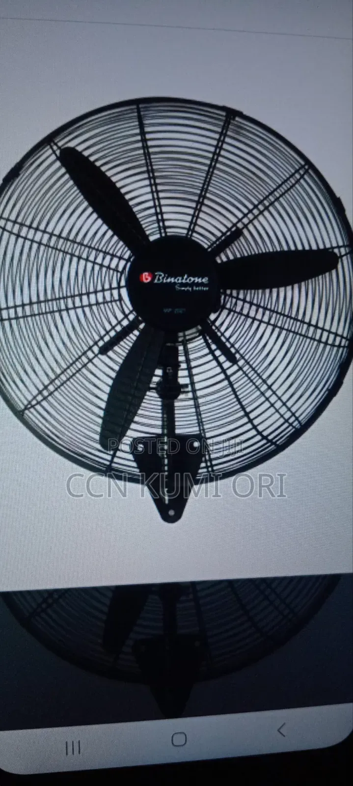 Binatone 20-Inch Industrial Wall Fan