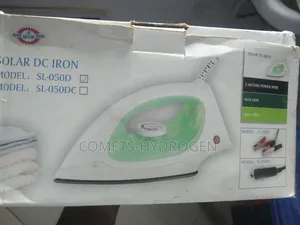 12V 60W - 80W Solar Pressing Iron Energy Saver +Battery Direct Conectn
