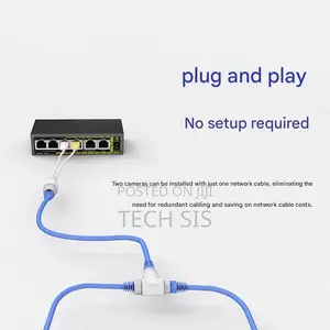Cat6 RJ45 Network Cable Splitter. Instant Connection Expander.