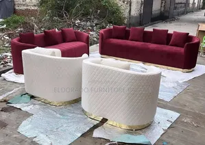 Original Fabric Material Set of Chairs