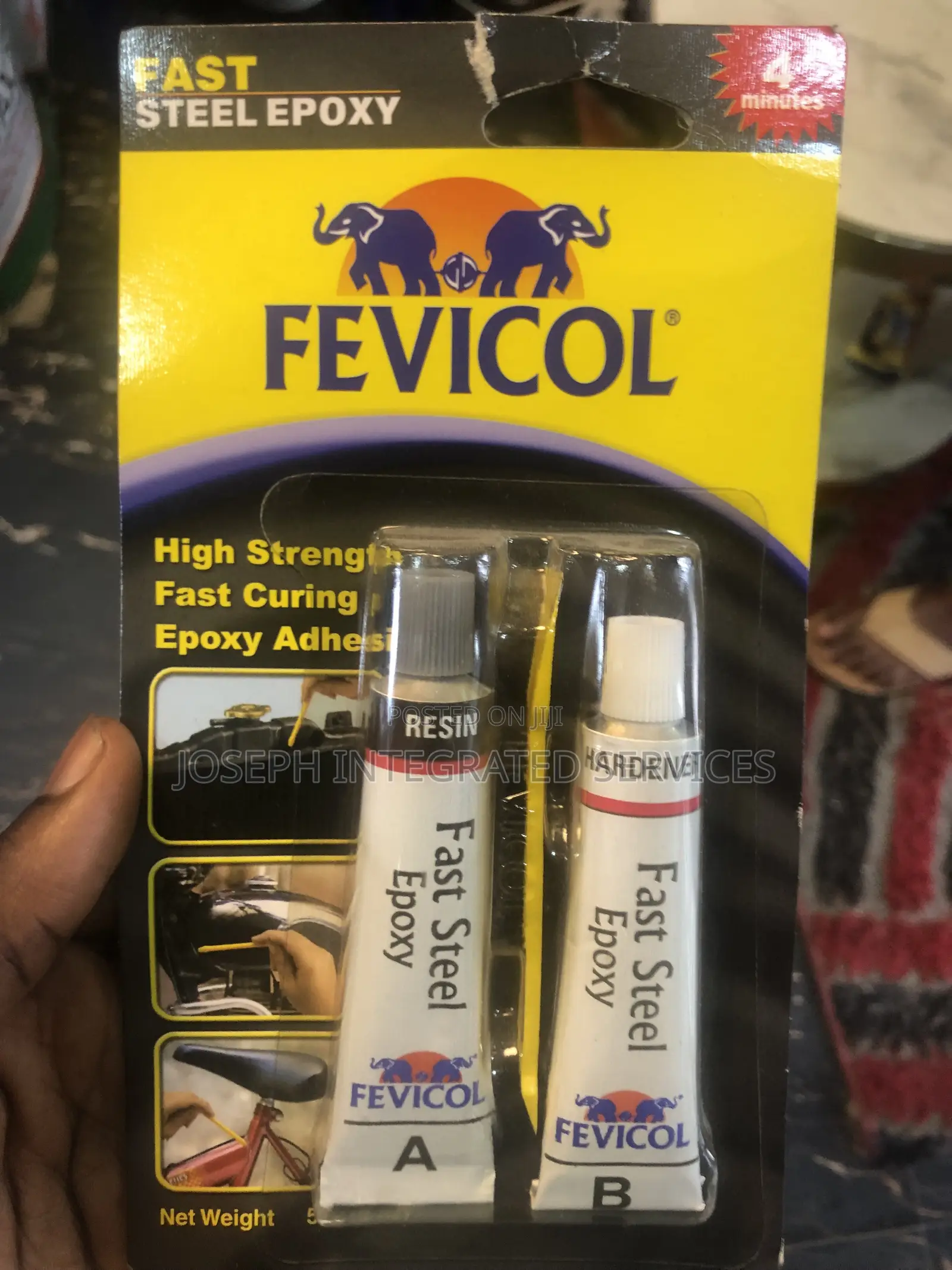 Fevicol Fast Steel Epoxy, a Two-Component Adhesive