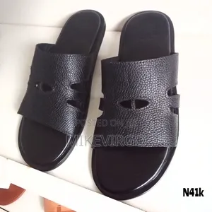 Men's Complete Leather Slippers.