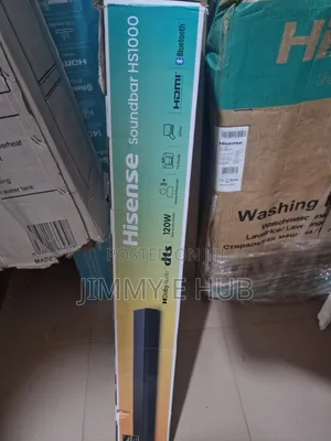 Hisense HS1000 Soundbar - 120W, Bluetooth, Dolby Audio.