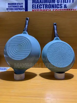 Korean Non Stick Coated Sky Blue Big Fry Pan