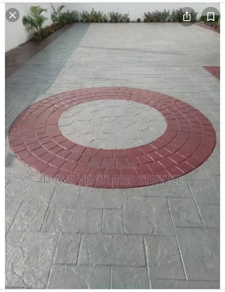 Turkey Increte Stamped Concrete Materials, Tools and Installations